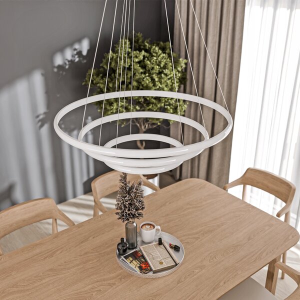 Designové závěsné LED svítidlo 182 W, kruhové, IP20