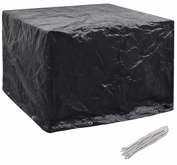 Plachty na zahradní nábytek 2 ks 8 oček 122 x 112 x 98 cm 279134