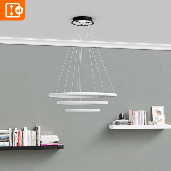 Designové závěsné LED svítidlo 182 W, kruhové, IP20