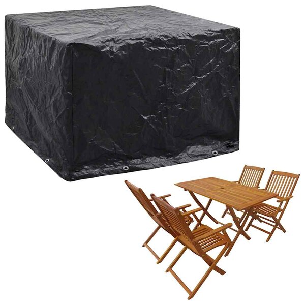 Plachty na zahradní nábytek 2 ks 8 oček 122 x 112 x 98 cm 279134
