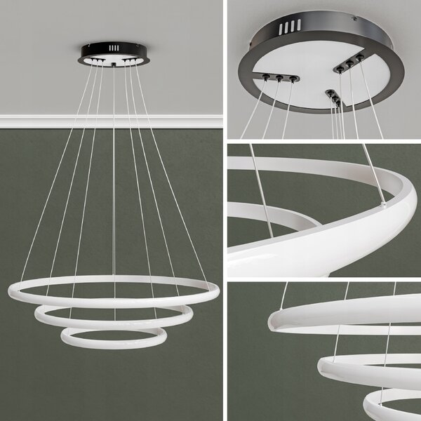Designové závěsné LED svítidlo 182 W, kruhové, IP20