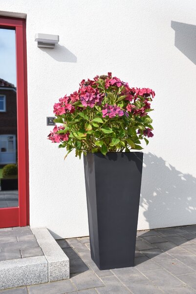 Květináč CLASSIC, sklolaminát, výška 90 cm, antracit