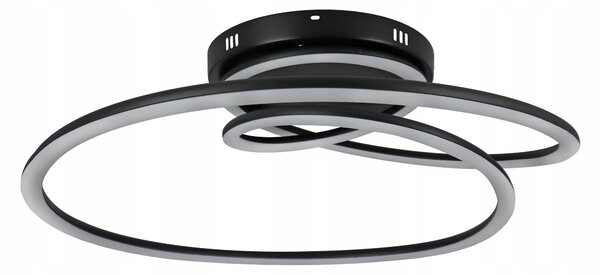 Bílé LED závěsné svítidlo 55 W – teplá bílá, 4950 lm, IP20, 63 × 23 cm