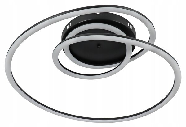 Bílé LED závěsné svítidlo 55 W – teplá bílá, 4950 lm, IP20, 63 × 23 cm