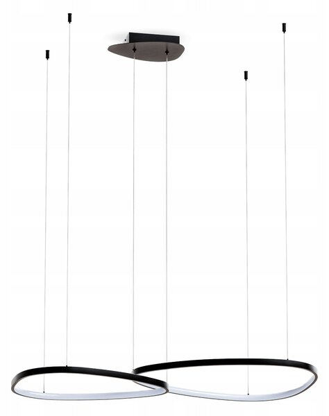 Bílé LED závěsné svítidlo 80 W – teplá bílá, IP20
