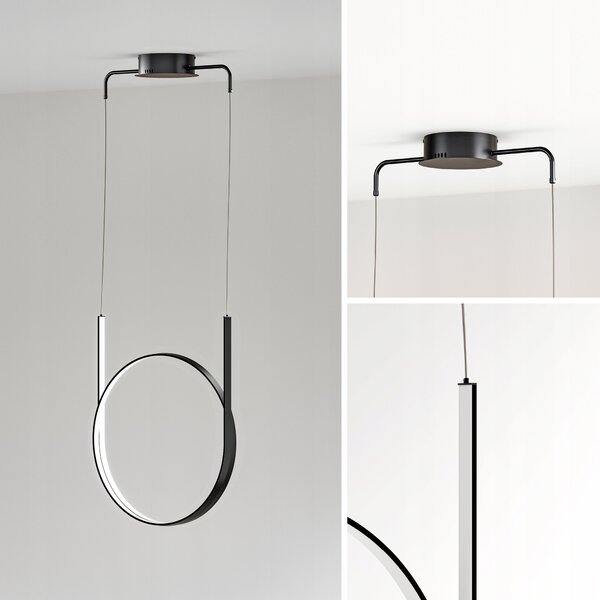 Bílé LED závěsné svítidlo 66 W – teplá bílá, IP20