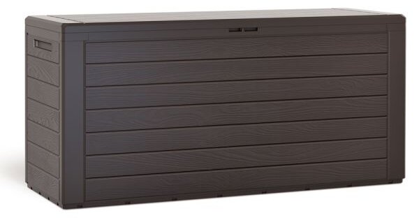 FurniGO Úložný box - 120x46x57cm - hnědý