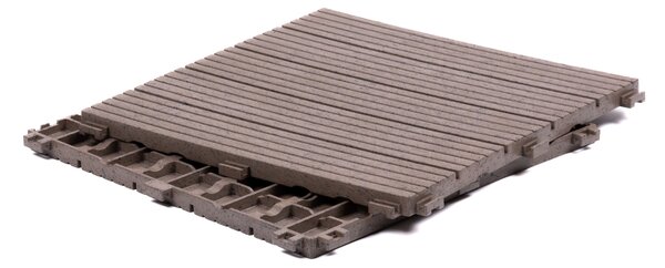 Multy home Gumová dlaždice COSMOPOLITAN 30 x 30 cm, hnědá dub, 1 ks 4016.91.00