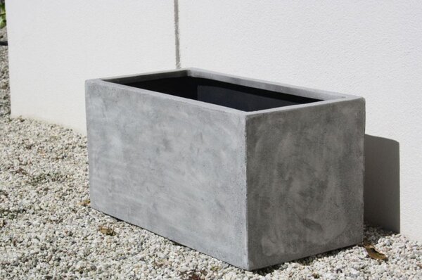 Truhlík MAXI, sklolaminát, šířka 60 cm, beton design