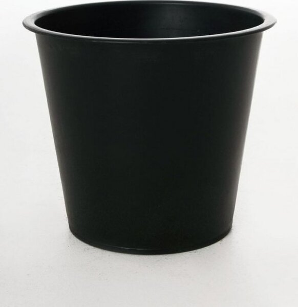 Kulatá plastová vložka, Ø 24 cm x výška 24 cm, černá