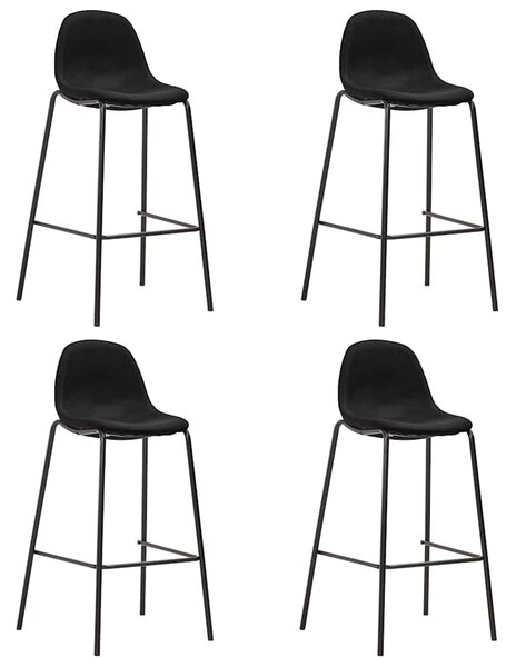 5dílný barový set textil černý 3051138