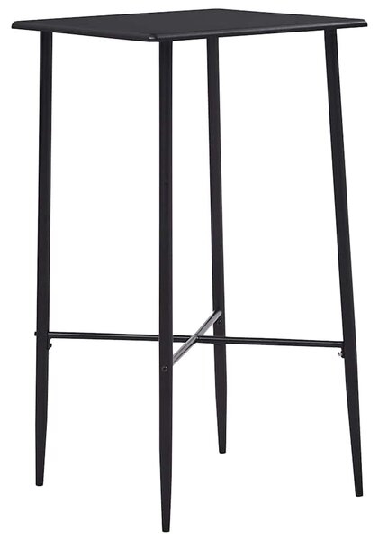 Barový stůl černý 60 x 60 x 111 cm MDF 281549