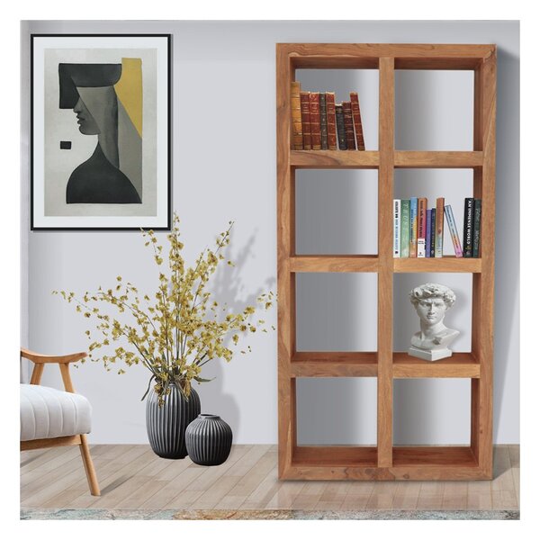 Knihovna 90x180x35 Gani z indického masivu palisandr