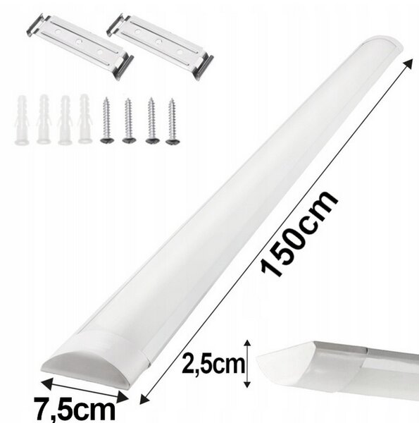 LED panel EC79826 - 50W - 150 cm - IP44 - neutrální bílá BERGE