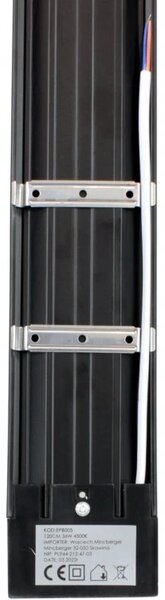 LED panel MARS - černé svítidlo SLIM - 120cm - 36W - 230V - 3600Lm - neutrální bílá BERGE