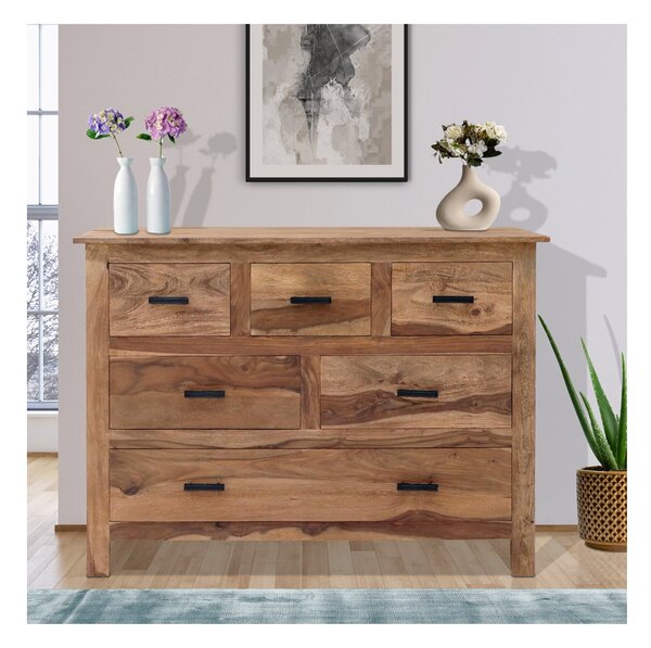 Komoda 120x90x45 Rami z indického masivu palisandr