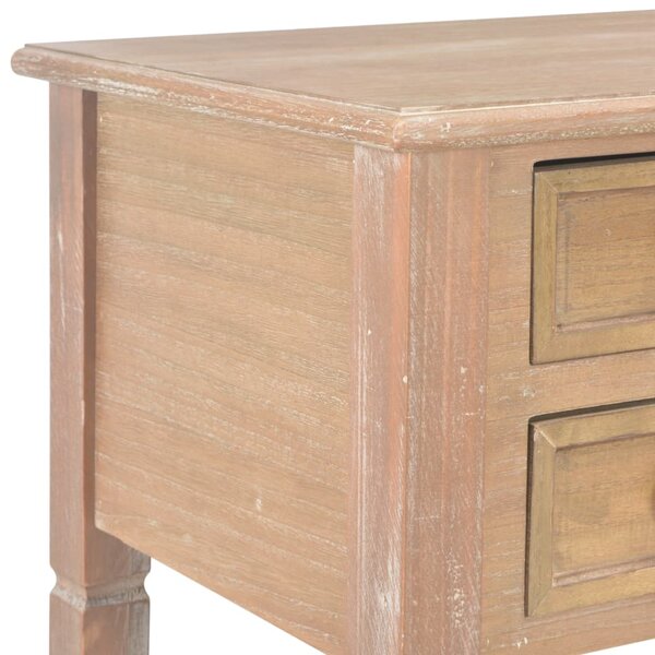 Psací stůl hnědý 109,5 x 45 x 77,5 cm dřevo 280072