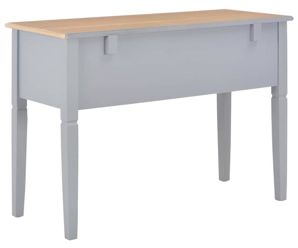 Psací stůl šedý 109,5 x 45 x 77,5 cm dřevo 280070