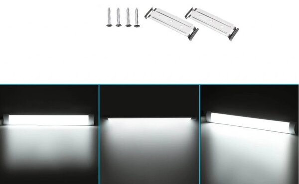 LED panel MARS - černé svítidlo SLIM - 120cm - 36W - 230V - 3600Lm - neutrální bílá BERGE