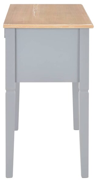 Psací stůl šedý 109,5 x 45 x 77,5 cm dřevo 280070
