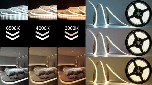 LED pásek NEON COB 12V 9W 1m neutrální bílá EcoLight