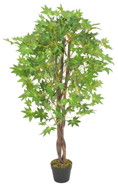 Umělá rostlina javor s květináčem zelená 120 cm 280196