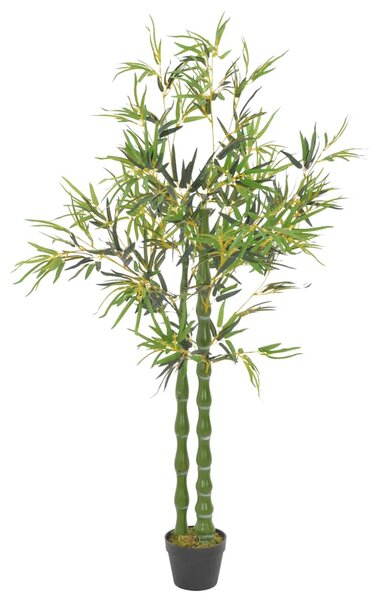 Umělá rostlina bambus s květináčem zelená 160 cm 280191