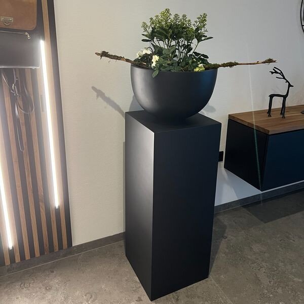 Mísa na rostliny ALICE, sklolaminát, Ø 45 cm, antracit