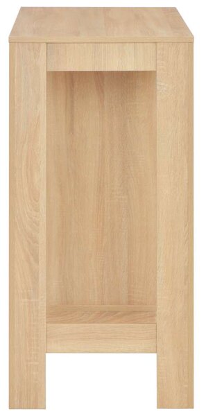 Barový stůl s regálem dub 110 x 50 x 103 cm 280213