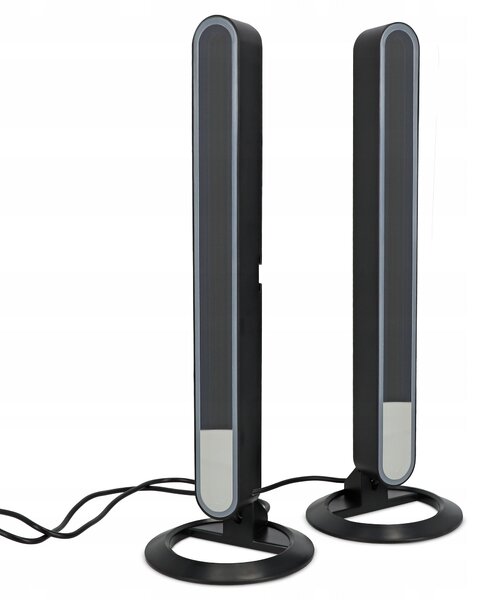 Sada 2 LED světelných sloupků na USB 5 V, výška 30 cm