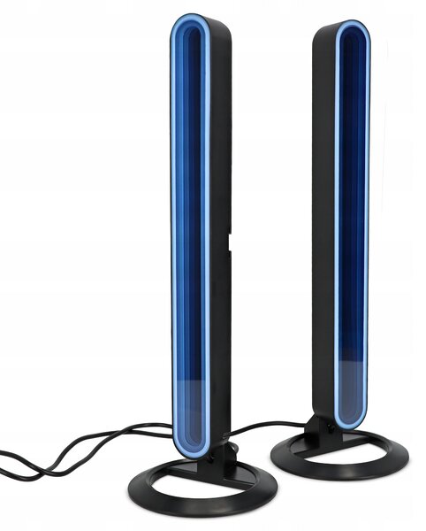 Sada 2 LED světelných sloupků na USB 5 V, výška 30 cm