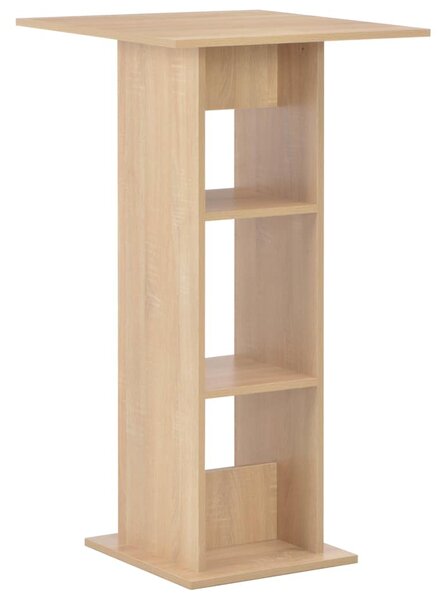 Barový stůl dub 60 x 60 x 110 cm 280207