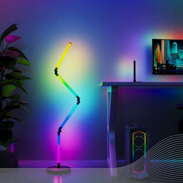 LED stojací lampa 10 W, nastavitelná