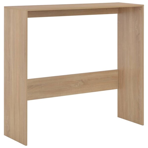 Barový stůl se 2 stolními deskami dub 130 x 40 x 120 cm 280219