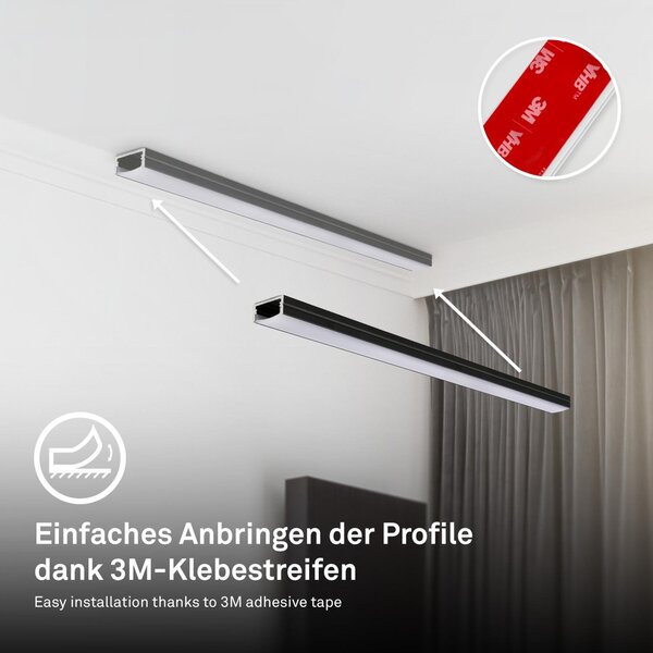 BRI 2167384 Pimp Your Stripe prodlužovací sada LED Strip 4m, IP44 venkovní, WiFi, RGB+W - BRILONER