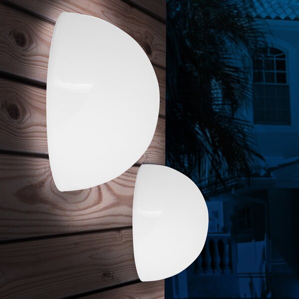Deuba Sada 3 LED půlkruhových solárních lamp