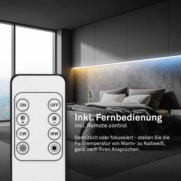 BRI 2152224 Pimp Your Stripe startovací sada LED pásek 2m, WiFi, CCT, hlasové ovládání - BRILONER