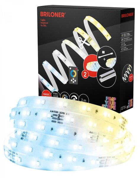 BRI 2151224 Pimp Your Stripe základní sada LED Strip 2m, CCT, dálkový ovladač - BRILONER