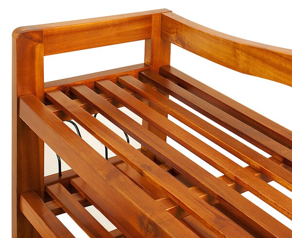 FurniGO Stojan na boty 75x26x82 cm - akát