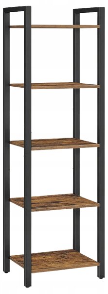 Regál Songmics 40 cm x 146 cm x 30 cm černý