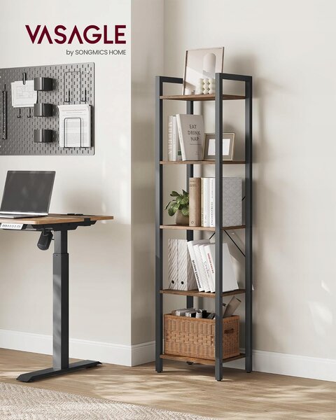Regál Songmics 40 cm x 146 cm x 30 cm černý