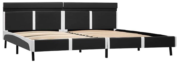 Rám postele s LED světlem šedý umělá kůže 180 x 200 cm 280311