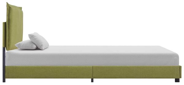 Rám postele zelený textil 90 x 200 cm 280996