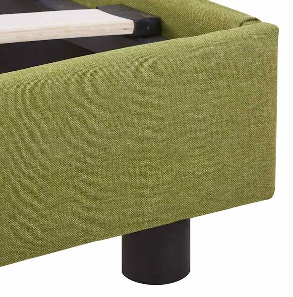 Rám postele zelený textil 90 x 200 cm 280996