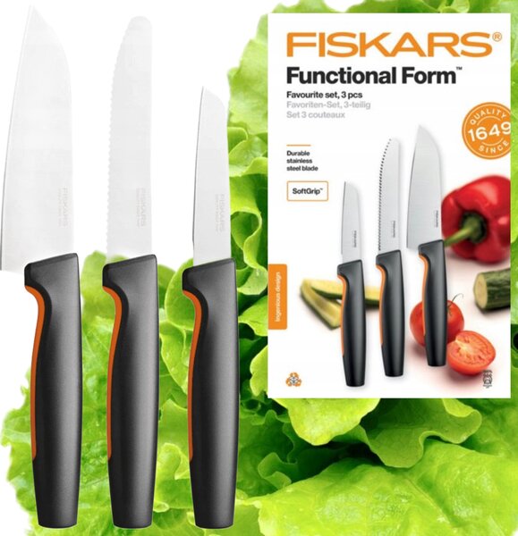 Fiskars Functional Form sada nožů 3 ks 1014199