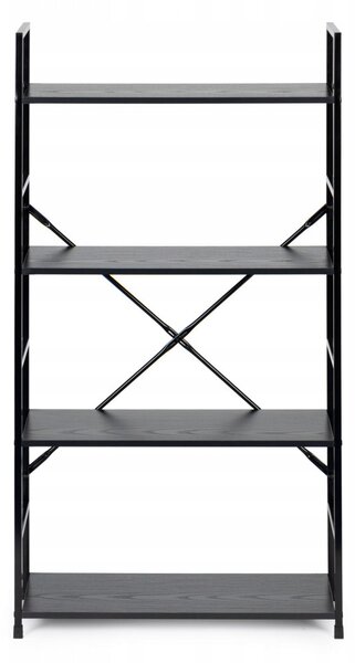 Regál ModernHome 58,5 cm x 113 cm x 23,5 cm černý