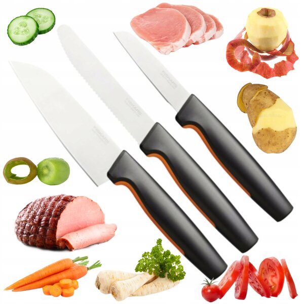 Fiskars Functional Form sada nožů 3 ks 1014199