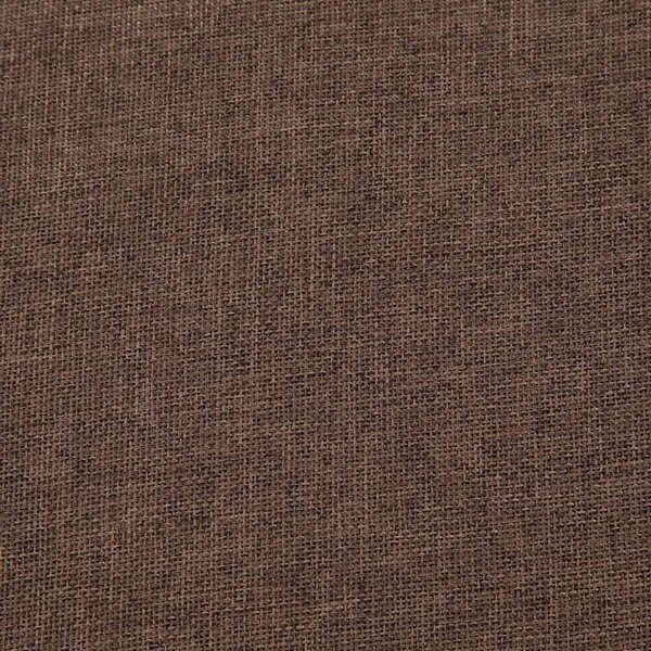 Lavice s úložným prostorem 116 cm hnědá polyester 281320