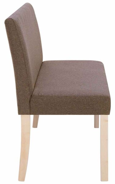 Lavice 139,5 cm hnědá polyester 281336