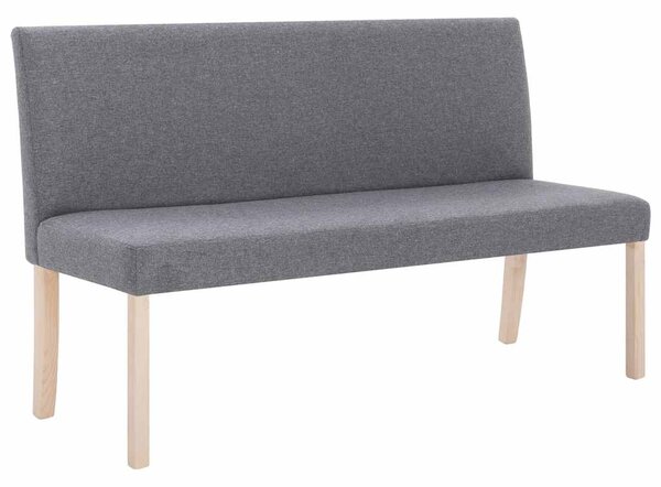 Lavice 139,5 cm světle šedá polyester 281335